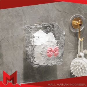 MallMainan-C1262 Kotak Penyimpanan Serbaguna Tanpa Bor / Rak Dinding Tempat Penyimpanan Bawang