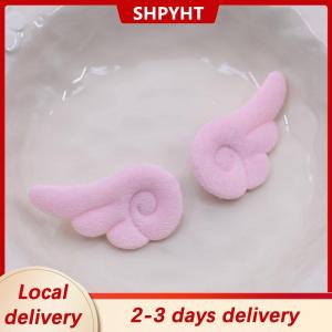 [COD] SHPYHT Local delivery Ship within 24 hours 1 Pair Small Angel Wings Brooch Japanese Style Sweet Clothes Decor Y2K Plush Bag Hat Accessories