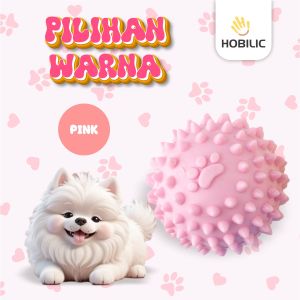 Hobilic Mainan Anjing Gigit Interaktif Model Bola Gerigi Lucu Gigit Gigitan Anjing Dog Chewing Toys