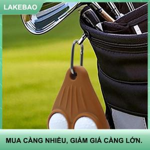 【LAKEBAO】 Golf bóng tinh hoàn sac chủ Silicone Golf Bóng Chủ Pouch vui Golf Bóng sac chủ xách tay Golf Bóng lưu trữ túi cho Golf giỏ hàng túi hoặc vành đai prank giả chảy xệ Quà Tặng