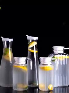 600มล./2000มล. เหยือกพลาสติกทนความร้อนสำหรับเตา ขนาดใหญ่ สำหรับชา น้ำผลไม้ เครื่องดื่มร้อนและเย็น