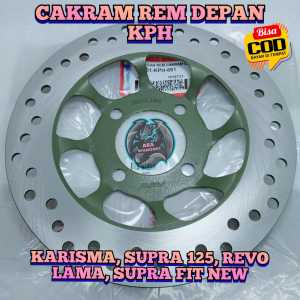 PIRINGAN CAKRAM REM DEPAN SPAREPART ONDERDIL MOTOR HONDA KARISMA SUPRA 125 FIT X REVO LAMA CS1