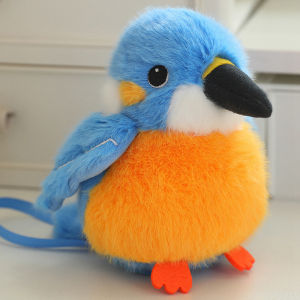 5 Styles Cute Mini Standing Shoulder Pet Bird Plush Toys Fluffy Adorable Pretty Parrot Pigeon Toys Funny Toy/Pendant For Kids h260820