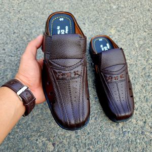 Giày lười nam da VYFASHION cao cấp thiết kế 3X thời trang có 3 màu (Đen+Nâu+Bò) V.G3X