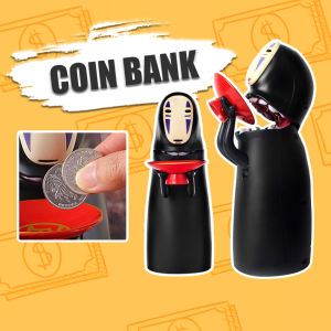 No Face Spirited Away Piggy Bank Automatic Eaten Coin Bank Money Box Figure Doll