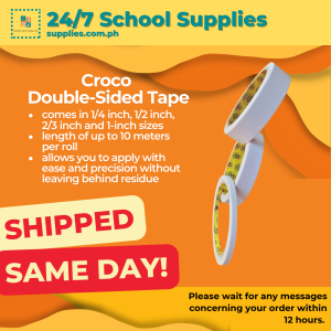 ORIGINAL (CROCO) Double Sided Tape  1/4 inch - 1/2 inch - 2/3 inch  - 1 inch sizes