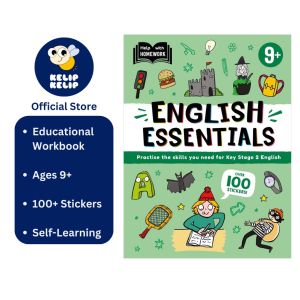 English Essentials Educational Workbook With 100+ Fun Reward Stickers for Kids (Ages 9+)