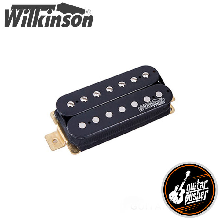 Wilkinson M-Serie Keramik Mini Humbucker Tonabnehmer (Steg) Für Les Paul/Firebird – Chrom, 6,3K Widerstand, Für E-Gitarre