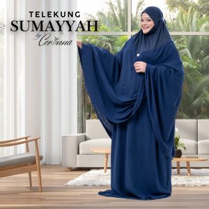 Telekung Plus Size Sumayyah By Cerinna - Dengan Kain Cey Premium & Kemasan Selesa Dimuka