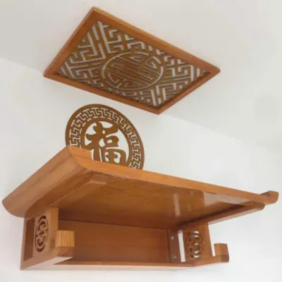 Bàn thờ treo tường bằng gỗ 61698189107127cm giá rẻ