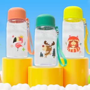 Botol Minum Anak Sekolah Plastik Tebal Animal Lucu WL-01