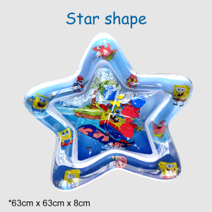 IsALifestyle Baby Water Play Mat Tummy Time Inflatable Patted Playmat Cushion Bed Stimulation Growth Kusyen kembung Mainan Slapped Pad Sensory Toy Fun Activity Play Center Growth Brain Development