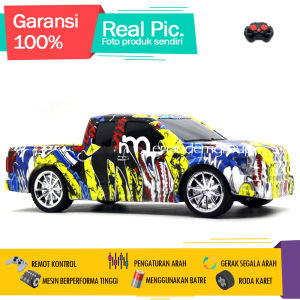 Mainan Mobil Remot Kontrol RC Jeep Offroad Double Cabin Raptor Model Angkut Barang