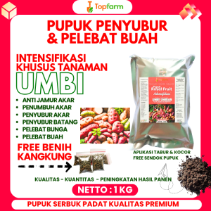 Pupuk Umbi Umbian / Pupuk Untuk Umbi Umbian / Pupuk Memperbesar Umbi / Pupuk Khusus Umbi / Pupuk Booster Umbi / Pupuk Umbi Jalar / Pupuk Umbi Buah