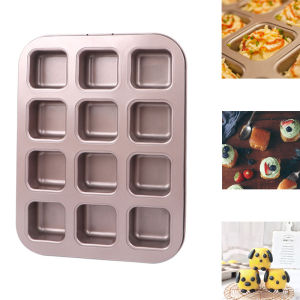 12/6 Holes Square Brownie Tray Baking Pan Baking Tray Non Stick Ovensafe Cheesecake Baking Tools