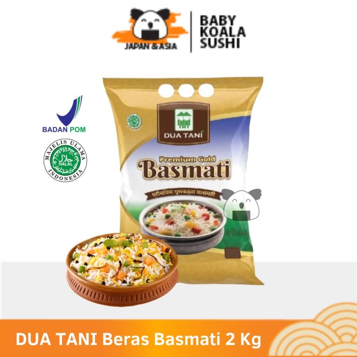 DUA TANI Beras Basmati Premium Gold Kg │ Rice Import Kebuli Biryani Mandi  Lazada Indonesia