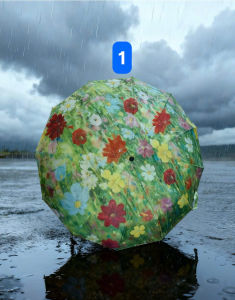 Ô Dù 24 Nan Tewa Chống Tia UV UPF50+ Chống Thấm Nước Tán Rộng 105cm