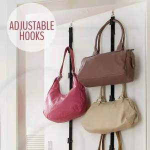 RL Rack Straps Hanger Over Door Hat Bag Clothes Organizer Rack Holder (COD)