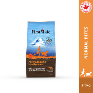 FirstMate Grain And Gluten Free Australian Lamb For Dogs Dog Food 2.3kg 5.44kg 6.6kg & 11.4kg (Normal or Small Bites)