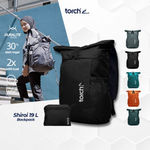 TORCH Tas Ransel Lipat Kerja Sekolah Travelling - Foldable Backpack Shiroi 19 + 2 Liter