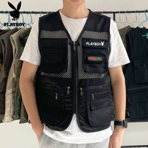 PLAYBOY Korean Autumn New Luxury Fashion Printed Baseball Collar Jacket Male Bee Embroidered Coat