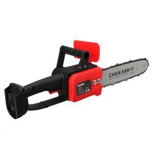 Máy cưa xích dùng pin 48V Cưa gỗ cầm tay chạy pin lam xích khổ 12 inchkhông chổi thanMáy cưa pin cầm tay công suất 2200WChân Pin Phổ Thông Makita