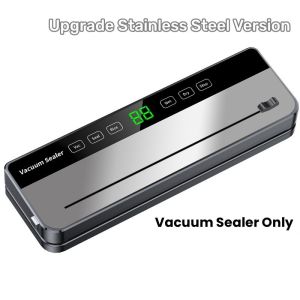 Vacuum Sealer Heavy Duty Dry Wet Sealer Vacuum Fresh Food Suitable for liquids soup Packing Machine Build-in Cutter with UV Sterilization 100KPa Vacuum Machine for food 真空封口机