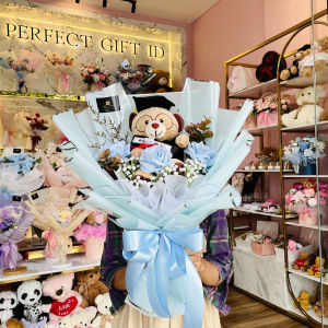 Buket Bunga Artificial Buket Wisuda Hadiah Graduation