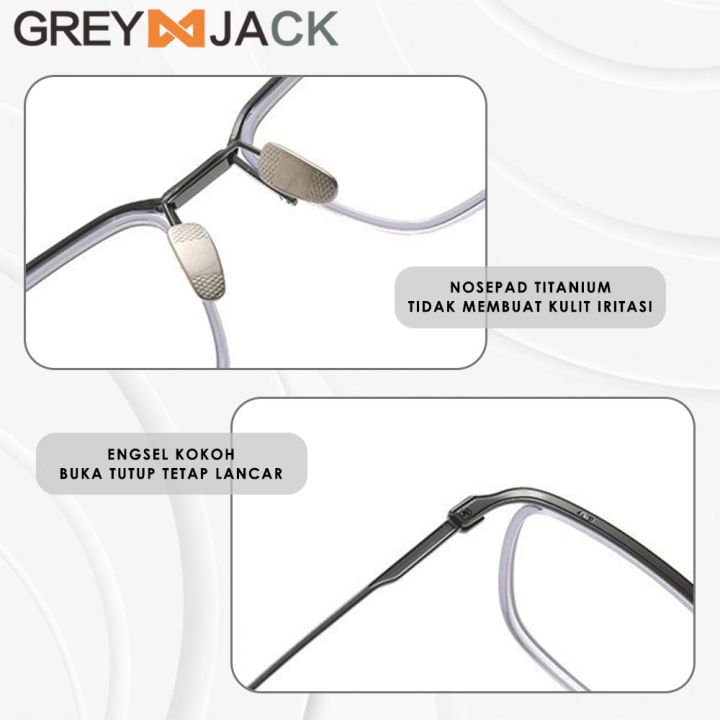 Grey%20Jack%20Frame%20Kacamata%20Titanium%20Model%20Kotak%20Ringan%20Fahionable%20Pria%20Wanita%20Bisa%20Minus%20Style%20Vintage%20Bisnis%20DLX%20106%20-%20Image%206