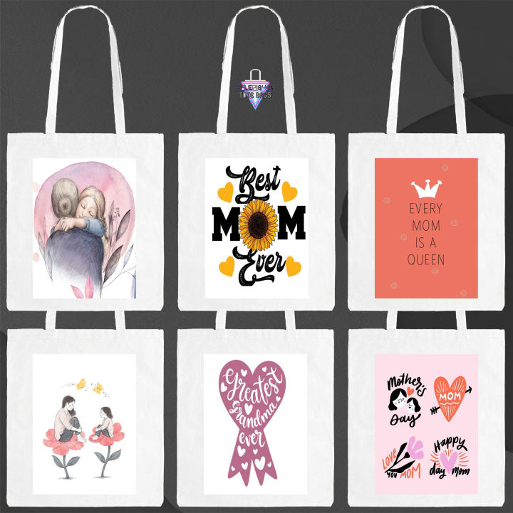 MOTHER’S DAY MOTHERS DAY MOTHER DESIGN 3 HIGH QUALITY CANVAS KATSA TOTE ...
