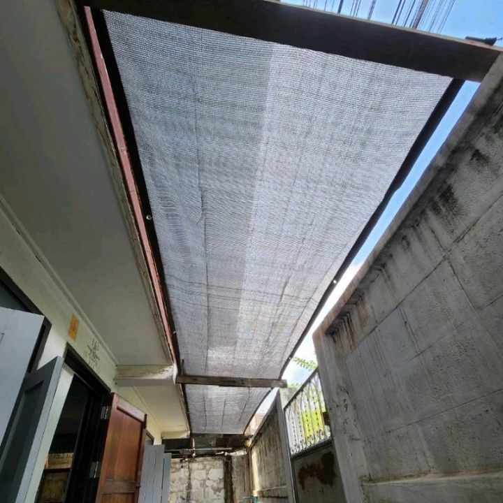 Afoxsos 6 Ft. X 50 Ft. Black Balcony And Fence Privacy Screen With 90 Shade Rating 170 Gsm Polyethylene Fabric Djmx1015