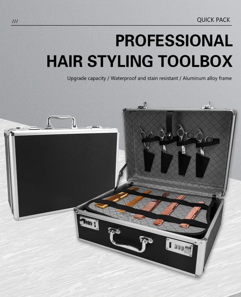 Professional Hair Cosmetics Case Large Capacity Hairdressing Tool