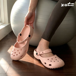 New Womens Clogs Fashion Classic Outdoor Street Slippers Summer Girlish Casual Solid Sandals Female Closed-toe Shoes