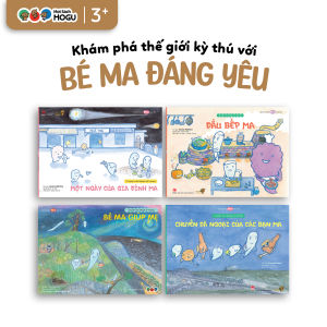 Truyện Ehon bé 3-4-5 tuổi - Bộ 4 cuốn Bé ma đáng yêu