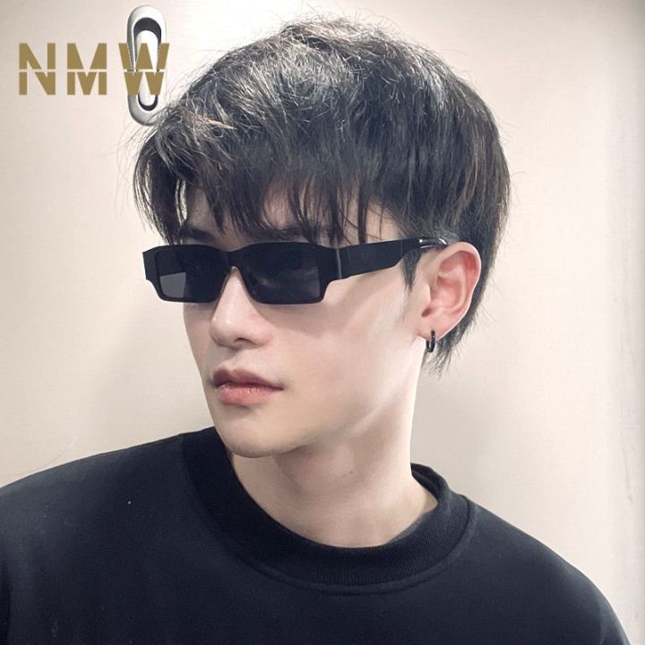 NMW Y2K Metal Small Square Mens Fashion Sunglasses Tik Tok Trend ...