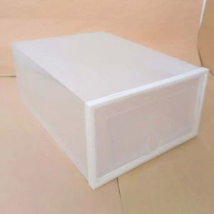 Kotak Penyimpanan Sepatu Plastik Serbaguna / Shoes Box Transparan