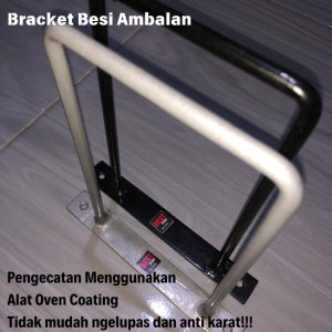Bracket Ambalan Siku Besi Penyangga Rak Dinding Ambalan Tempel