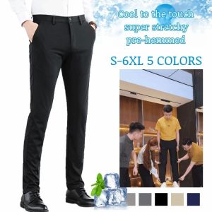 Business Trousers/Formal Pants/Slim Fit/Breathable/Mens/Light Luxury/Formal Business Casual/Spring-Summer
