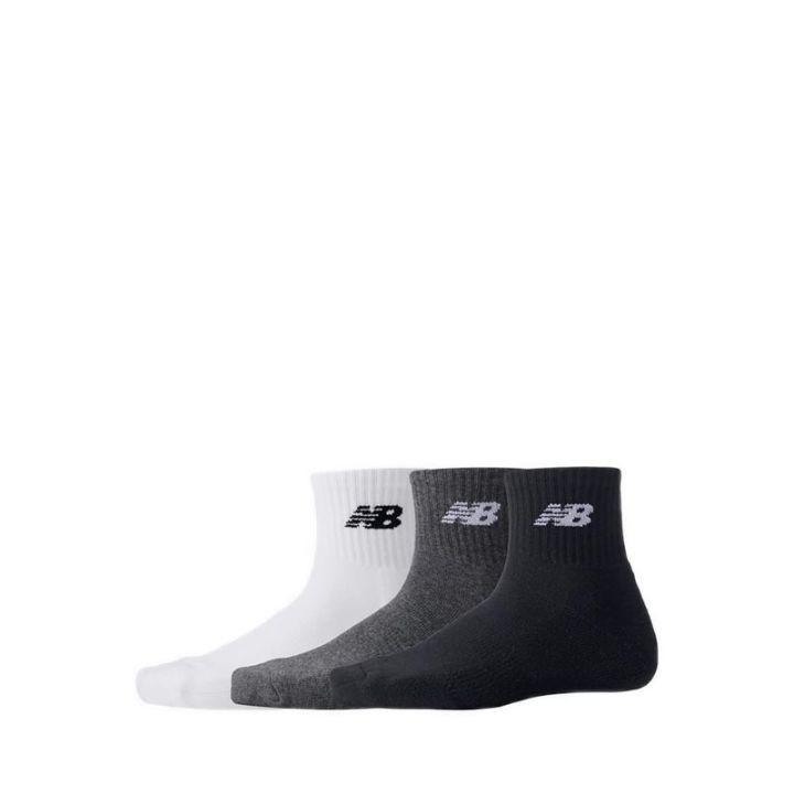 New Balance NB Everyday Ankle 3 Pack Unisex Socks - White | Lazada PH