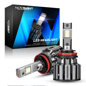 Novsight F03 H11 LED Headlight Bulb Kit 6000K White Super Bright LED Lights for Car High/Low Beam 80~90W 15000LM Plug&Play Ready Stock 2 PCS 2 Years Warranty Free Shipping