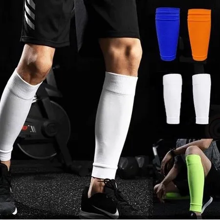 Football Shin Holder Soccer Shin Pads Cover Instep Socks Leg Guard Sleeves