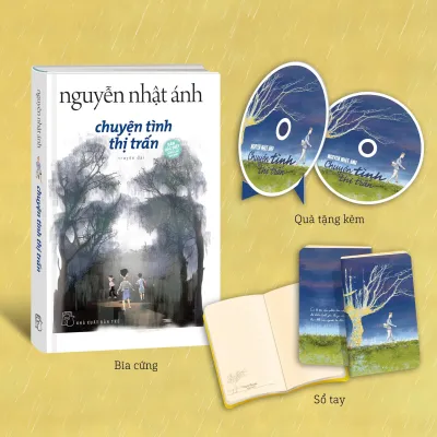 Sách - Chuyện Tình Thị Trấn - (2 Phiên Bản) - Tặng Kèm Ngẫu Nhiên Chữ Ký Tác Giả + Bookmark + Card Tròn Hình Đĩa Nhạc + Sổ Tay - Nguyễn Nhật Ánh -(NXB Trẻ)