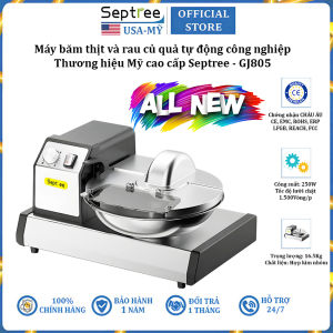 Máy xay thịt và rau củ quả tự động công nghiệp dùng cho nhà hàng thương hiệu Septree GJ805 - Công suất 250W (BH 1 NĂM)