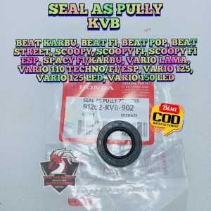 SEAL AS PULLY KVB KUALITAS ASLI ORIGINAL HONDA UNTUK MOTOR BEAT KARBU BEAT FI BEAT POP BEAT STREET SCOOPY SCOOPY FI SCOOPY FI ESP SPACY FI/KARBU VARIO LAMA VARIO 110 TECHNO/FI/ESP VARIO 125 VARIO 125 LED VARIO 150 LED