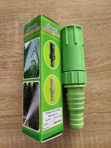 Đầu tưới vòi tưới phi 25 có thể điều chỉnh dùng tưới cây xịt rửa xe vệ sinh chuồng trại...