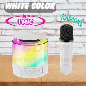 Karaoke Speaker Set K19 Wireless Bluetooth Speaker Microphone Microphone Integrated Outdoor K-Song Audio with Light