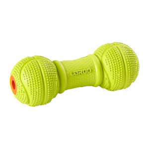 HamshMoc Interactive Dog Toys Squeaky Durable Pet Rubber Molar Chew Bone with Sound Toy for Small MediuIm Dogs Throwing Training Fetch