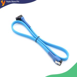 Braided SATA Cable 3.0 III SATA3 6Gb/s SSD Cables HDD Hard Disk Data