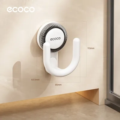 Ecoco Slipper Rack Holder Drain Storage Rack Shoe Storage Organizer Suction Cup U-Shape Hook Reuse