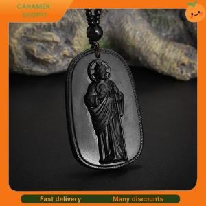 ❣️❣️❣️ Exquisite  Imitation Jade Pendant Necklace For Men Women Religious Personality Amulet Buddha Necklace Accessories Gift